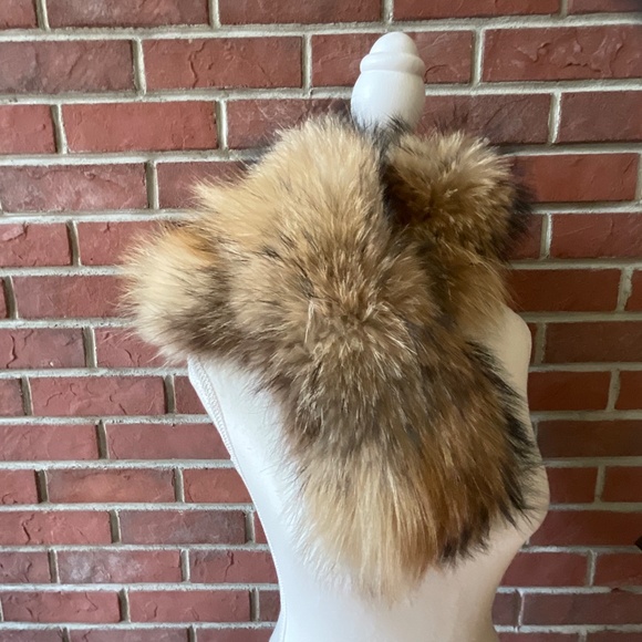 Genuine Fox Fur Detachable Collar Winter Luxury Scarf 30” NEW - Picture 11 of 12